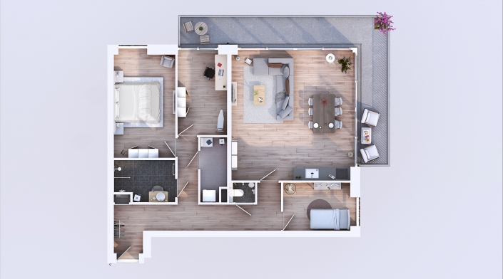 Plattegrond Appartementen Complex